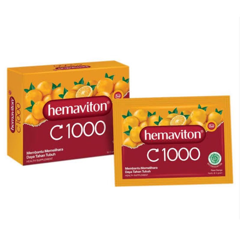 HEMAVITON C1000 ORANGE POWDER BUNDLE 6 BOX (30 SACHET)