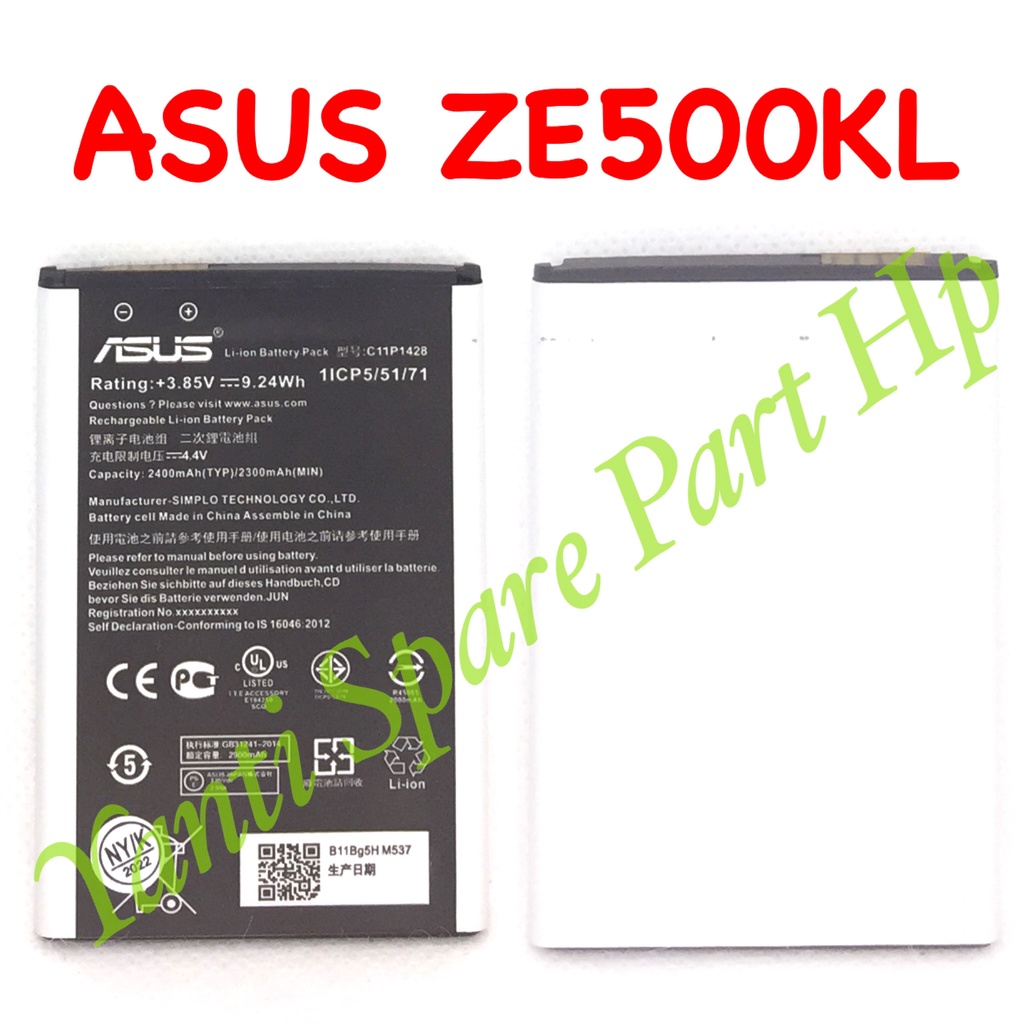 Baterai Asus Zenfone 2 Laser 5.0 Z00RD ZE500KL Z00ED C11P1428 Original New