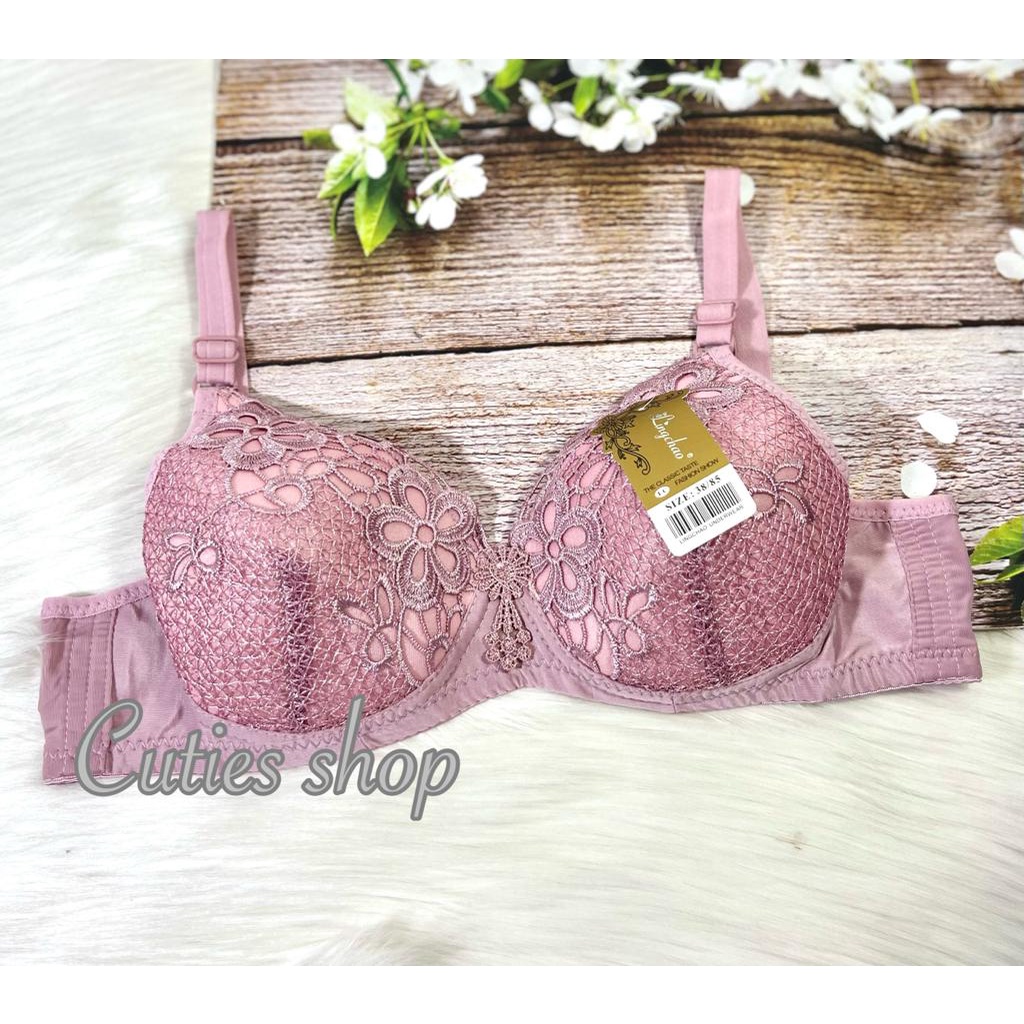 BRA CUP B LINGCAO SIZE 38 -44, MOTIF BRUKAT