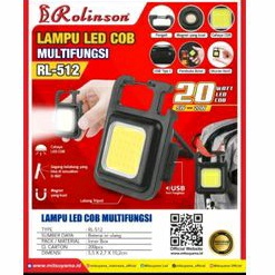 gantungan kunci lampu emergency COB rolinson rl-512