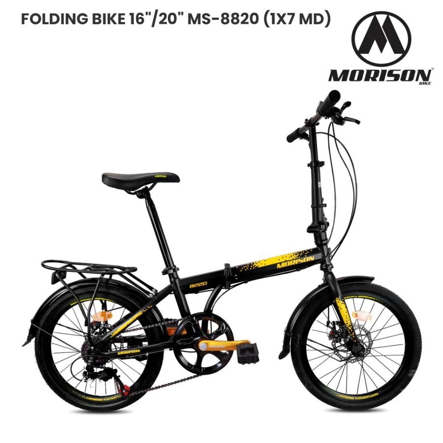 Sepeda Lipat MORISON MS 8820 Anak & Dewasa Ukuran 16 & 20 Inch 7 Speed