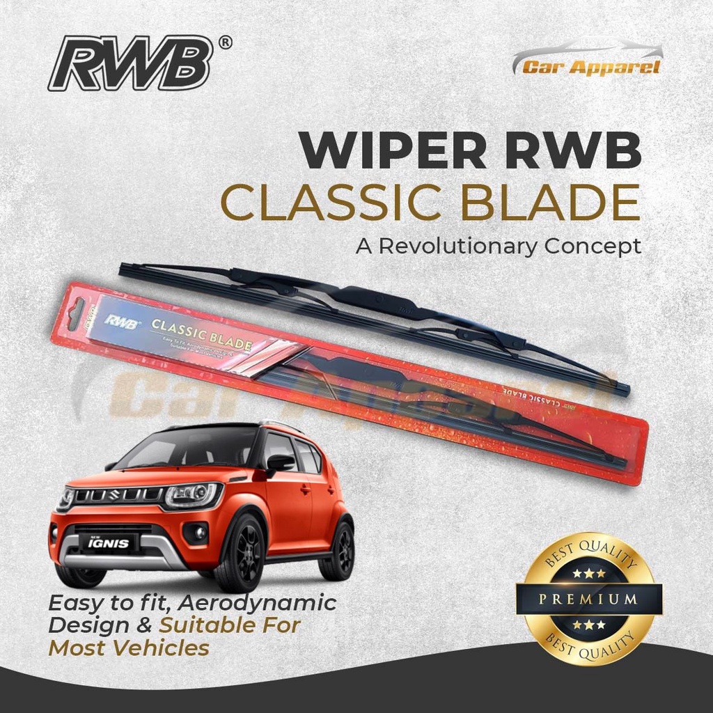 Wiper RWB Classic Suzuki Ignis Hybrid / Windshield Suzuki Ignis