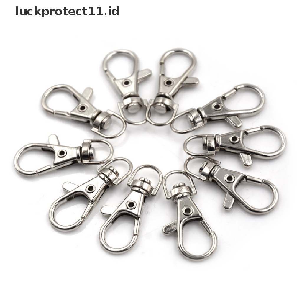 /Fashion Hot// Fashion// 10pcs/set Lobster Clasp Putar Trigger Clip Snap Hook Tas Gantungan Kunci Mobil Gantungan Kunci.