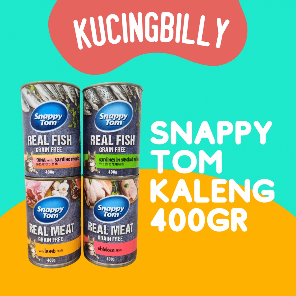 Snappy Tom 400gr makanan kucing