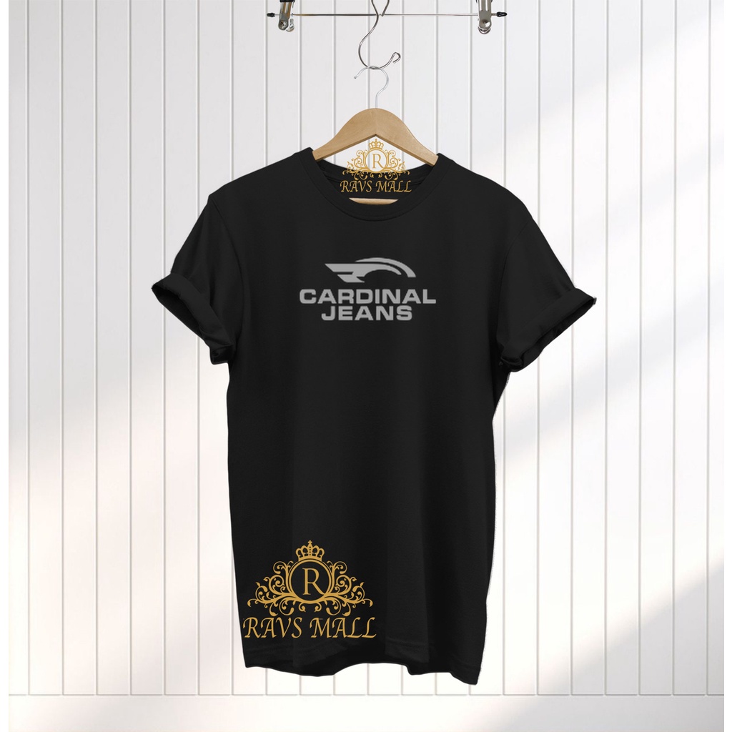 Kaos Distro Pendek cardinal Jeans Quality Silver Premium Baju Tshirt Pria Wanita Terbaru Kekinian Vi