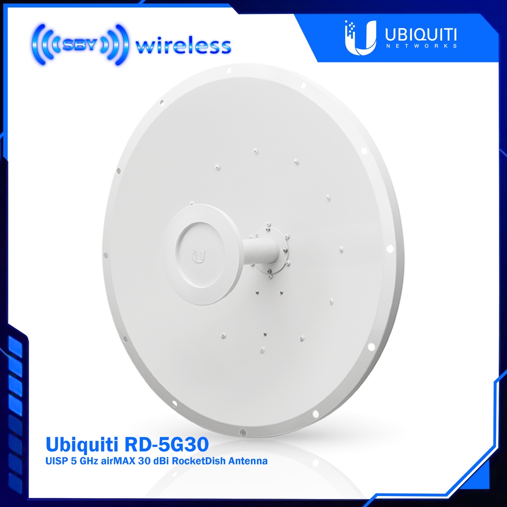 UBiQUiTi RD-5G30 - Antena Rocket Dish AIRMAX MIMO 30 dbi 5,8 Ghz RD5G30