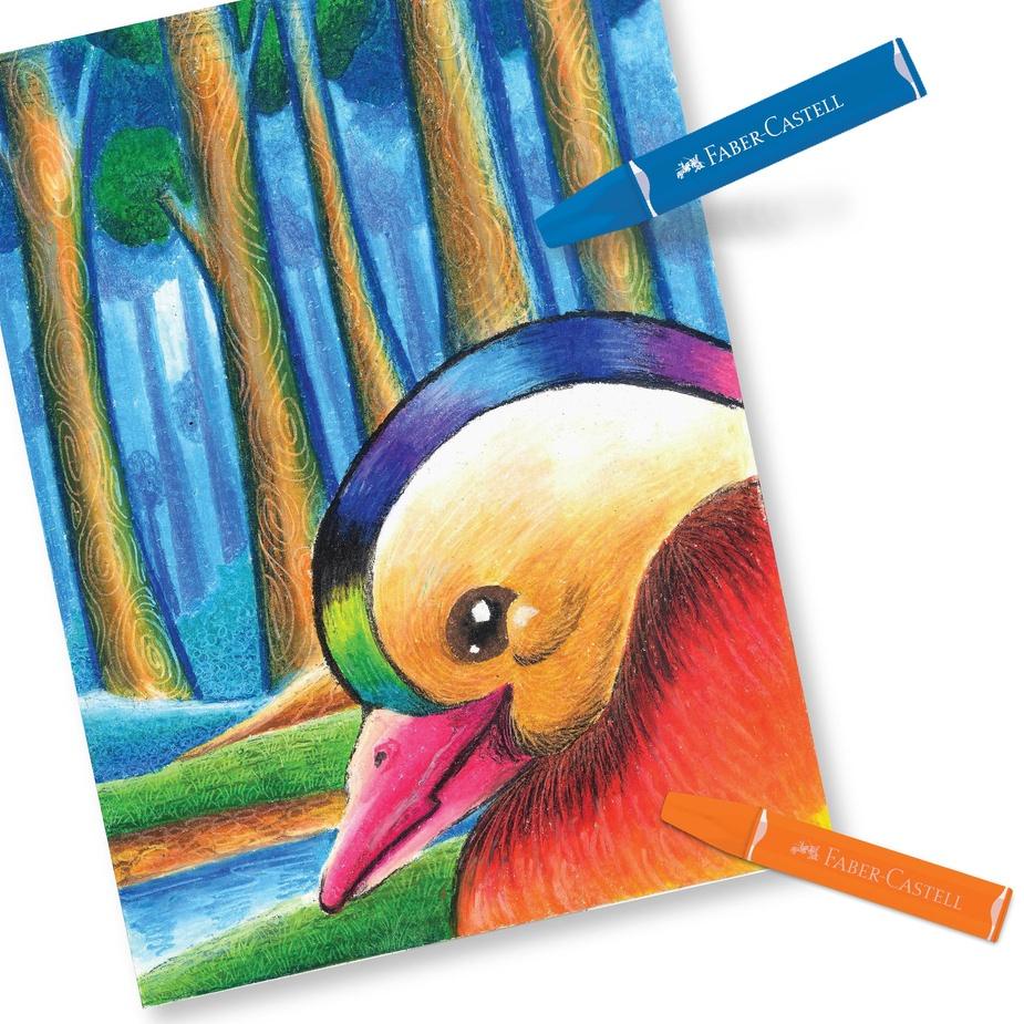 

Terlaku Faber-Castell Pensil Warna set 12 & Crayon set 12 Free Activity Book+