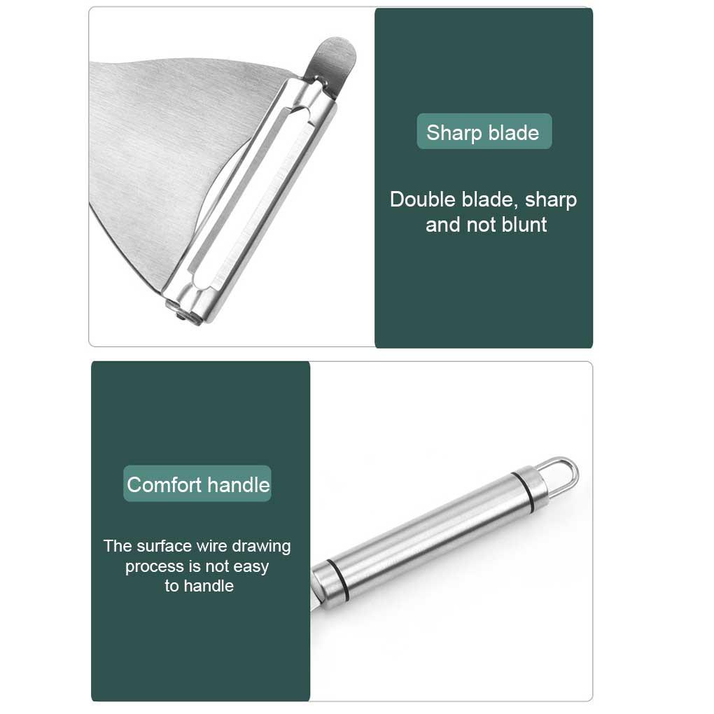 Scraper Cutter Gadget Potato Planer Tajam Aksesoris Ergonomis Multifungsi Stripping Device Mudah Mengelupas Sayuran