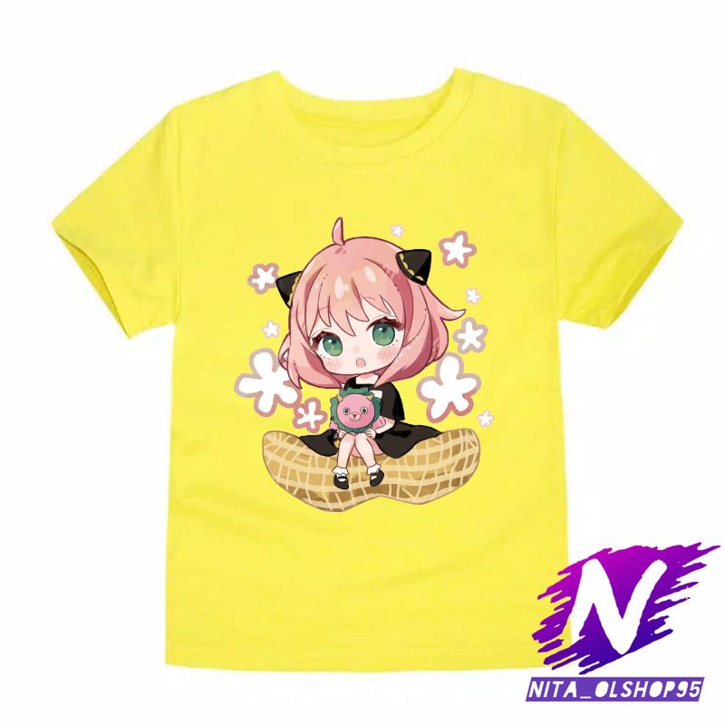 ANYA FORGER kaos anak chibi anya lucu