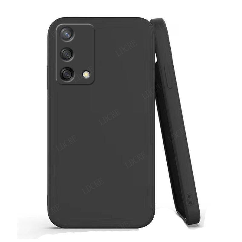 Untuk OPPO A74 A94 A54 A53 A53s 4G 5G Case Mewah Silikon Cair Shockproof Full Soft Cover