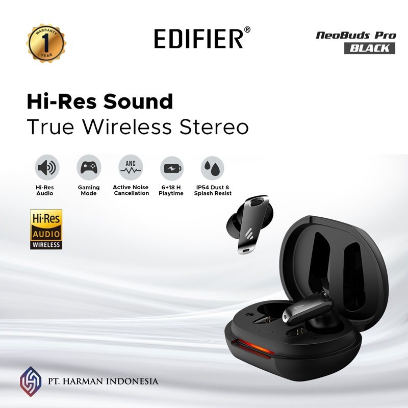 Edifier Tws NeoBuds Pro Hi-Res Sound with Active Noise Cancellation