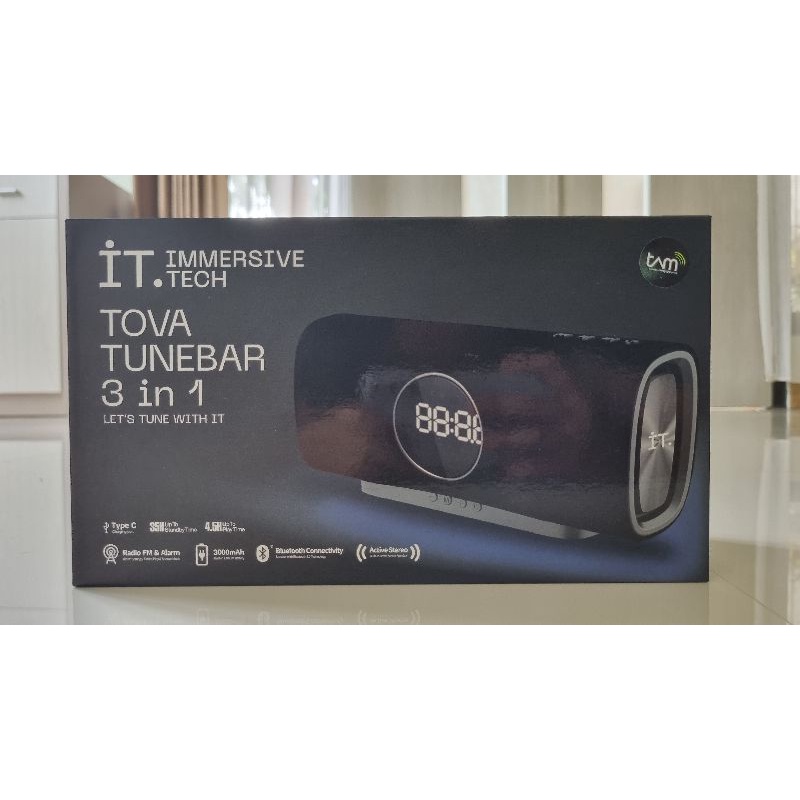 SPEAKER PORTABLE IT TOVA TUNEBAR 3 in 1