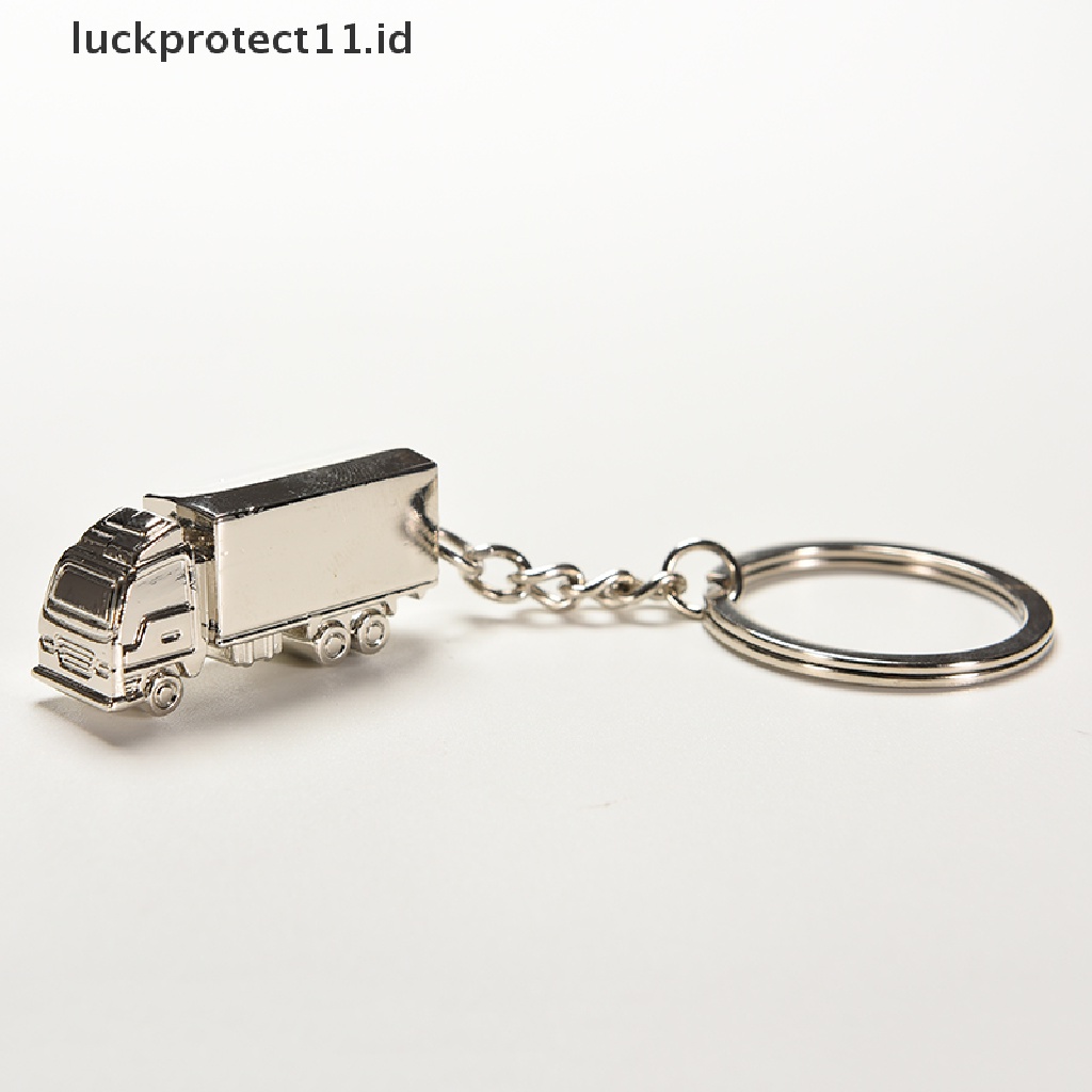 /Fashion Hot// Fashion// Truk Baru Keyring Simulasi Mini Logam Kunci Cincin Gantungan Kunci 3D Lucu Kreatif Hadiah.