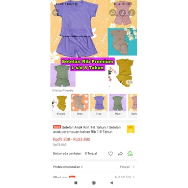 Dress Ruffle anak peremuan/ Baju anak perempuan  / Baju anak 1-6 tahun