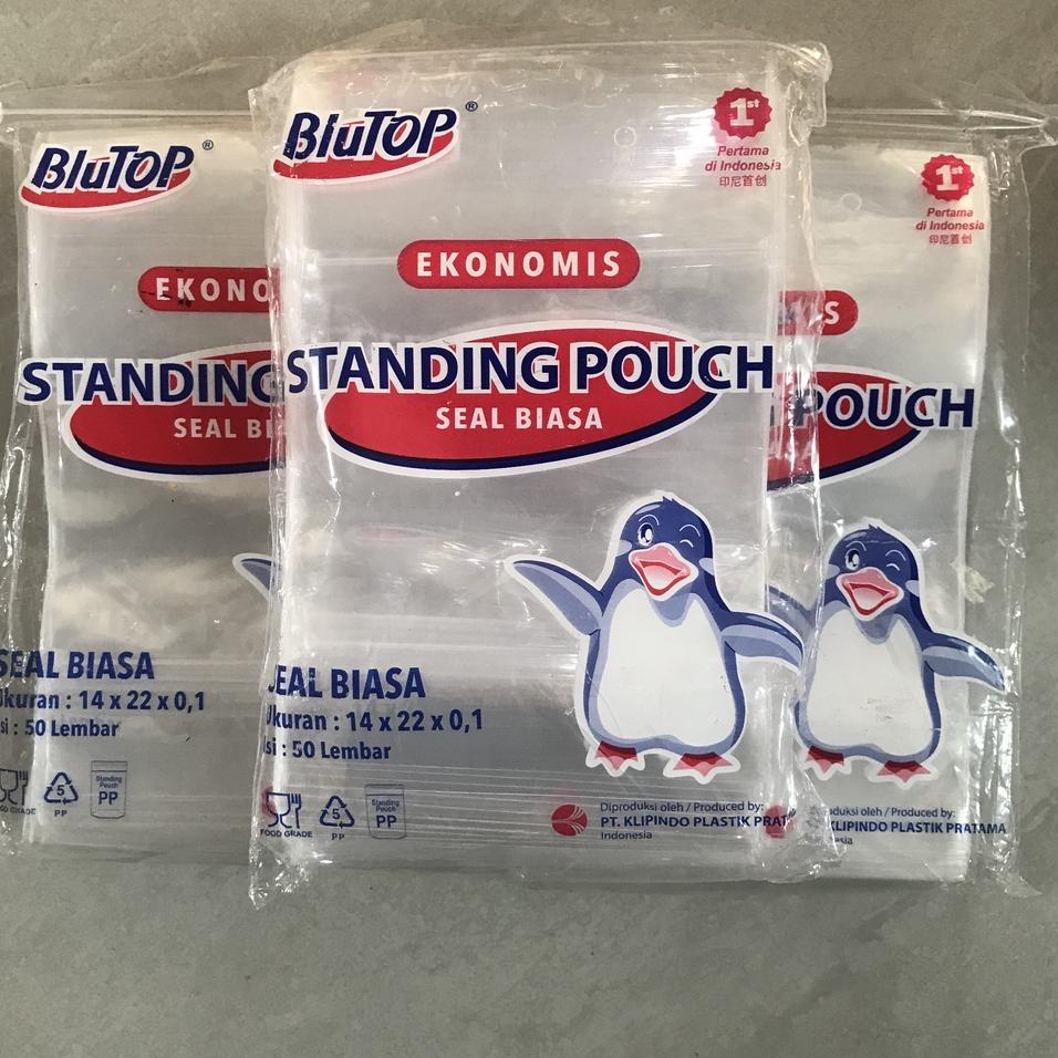 

>XG34448< Standing Pouch 12x20, 14x22 Single Seal Polos, Ziplock , Plastik Klip Kemasan Berdiri