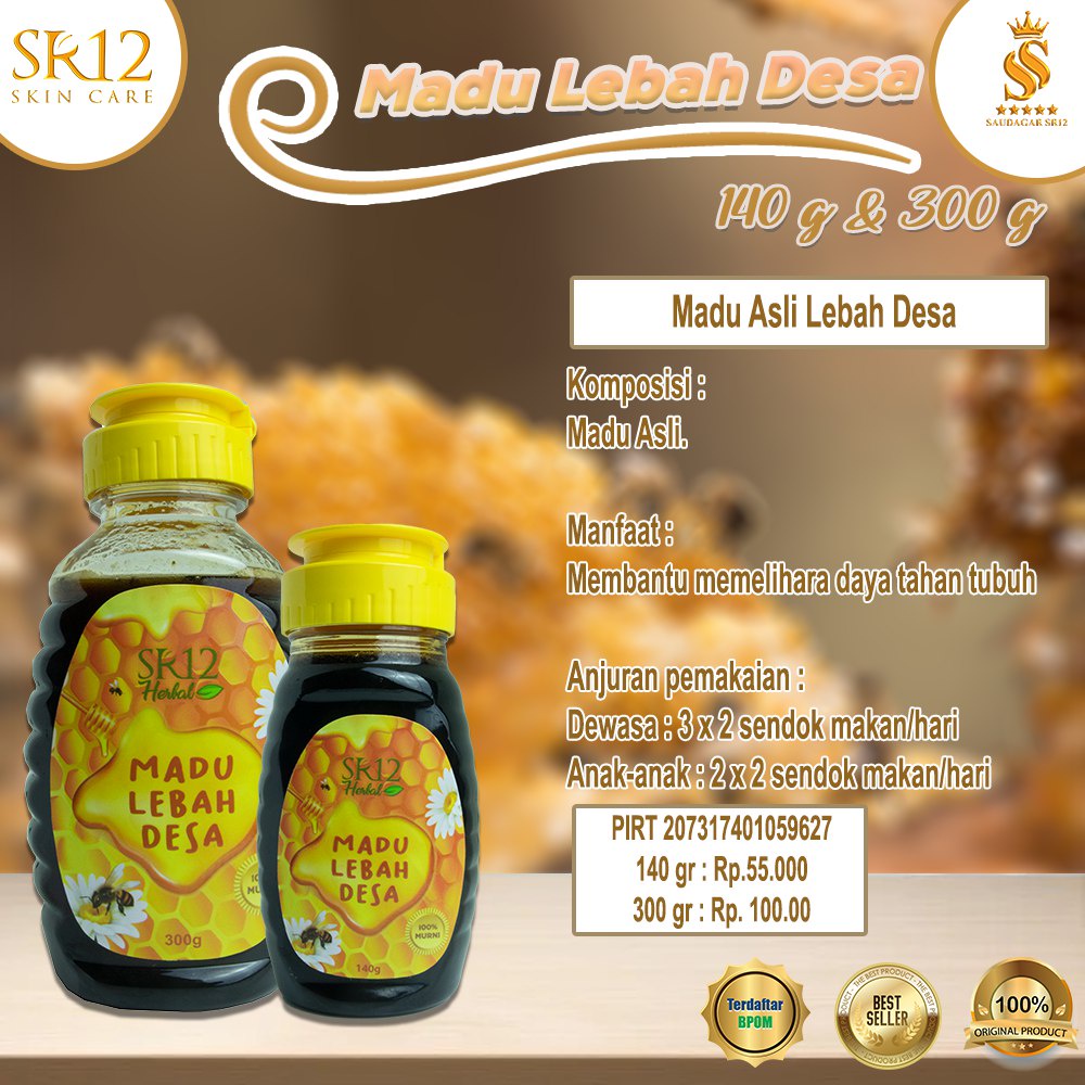 

MADU ASLI AMPUH UNTUK OBAT LAMBUNG MAAGH GERD & ASAM LAMBUNG / SUPLEMEN PENAMBAH NAFSU MAKAN ANAK / OBAT ALAMI DARAH TINGGI / OBAT HERBAL SARIAWAN ANAK / MADU BADUY HUTAN ALAMI BY SR12 / MADU MURNI ASLI BPOM HALAL TANPA CAMPURAN AIR / MADU KESEHATAN MURAH