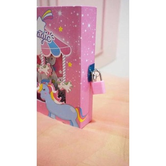 

[Etalase](S12K)-㊛) DIARY UNICORN ADA GEMBOK NYA BISA DIKUNCI NOTEBOOK UNICORN KUDA PONY MURAH BUKU HARIAN top produk