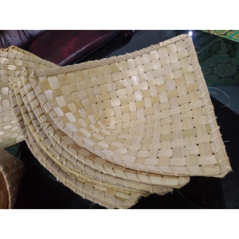 Jual Pincuk Pecel Anyaman Bambu Piring Pincuk Bambu Shopee Indonesia