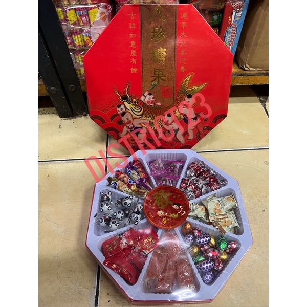 

Cemilan imlek/ Permen imlek/ Permen Aneka Rasa Pak Cen Tang Candy 500g