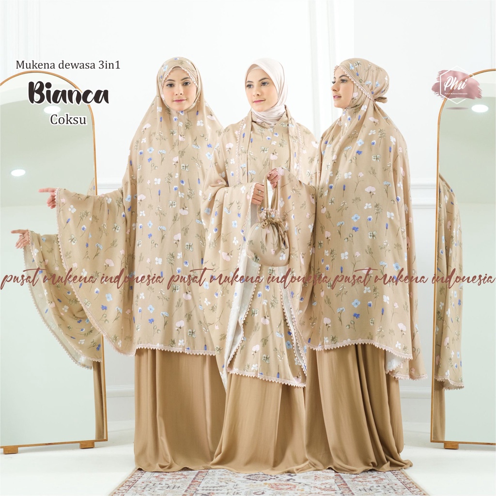 Mukena Mewah Tulip Ahsani Mukena Wanita Mukena Potongan Original Ahsani Modern Premium Jumbo Mukena 