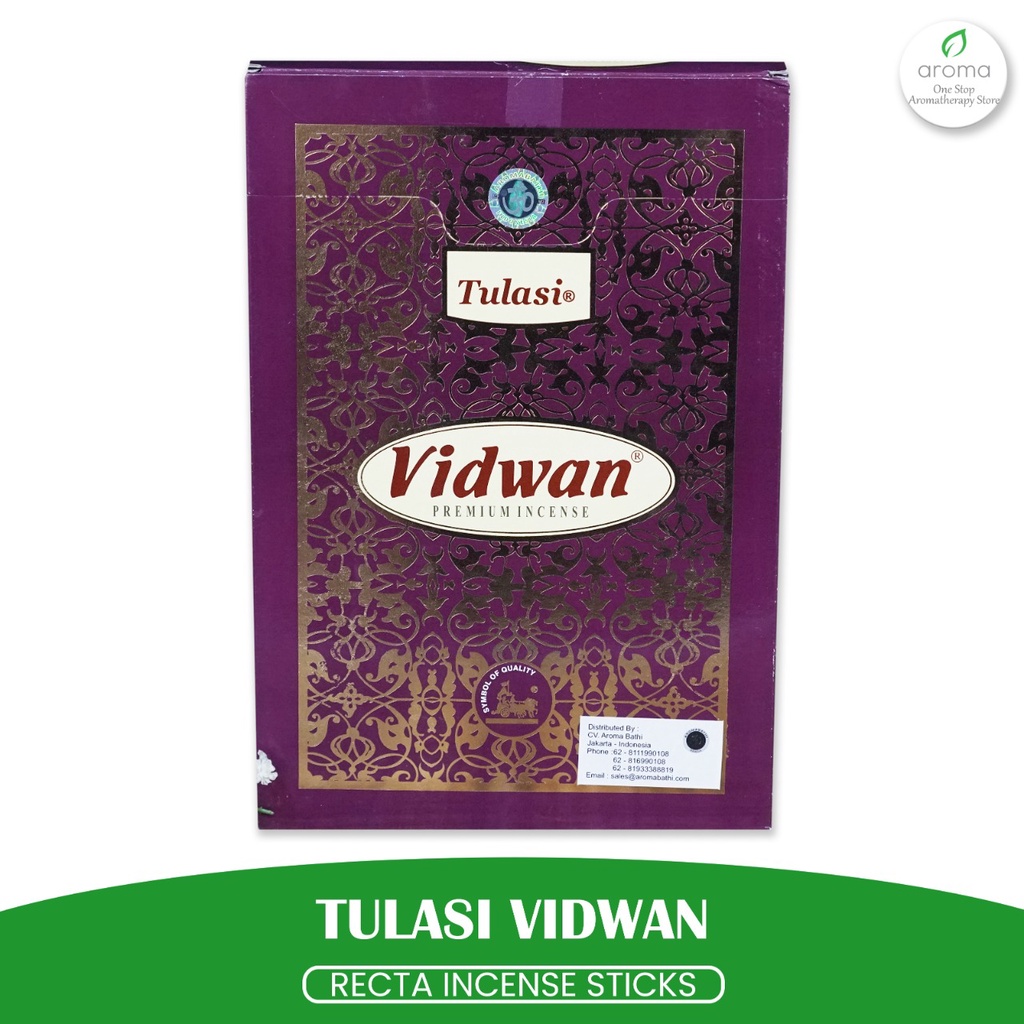 Dupa India (Aromaterapi) Recta - Tulasi Vidwan 6 Packs