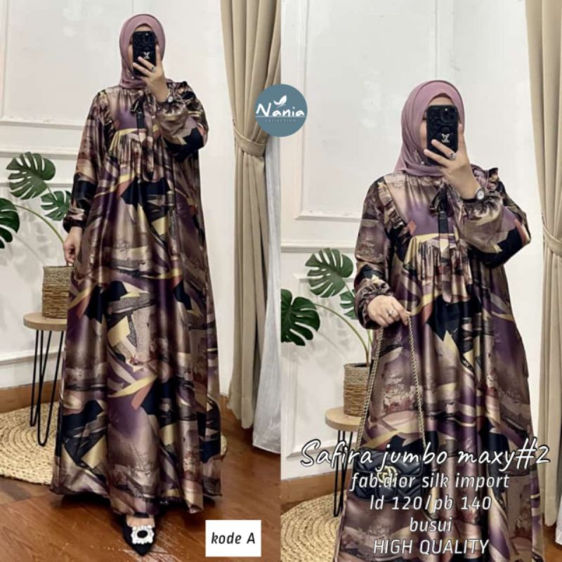 safira jumbo maxy #2 ori berlabel nania hijab