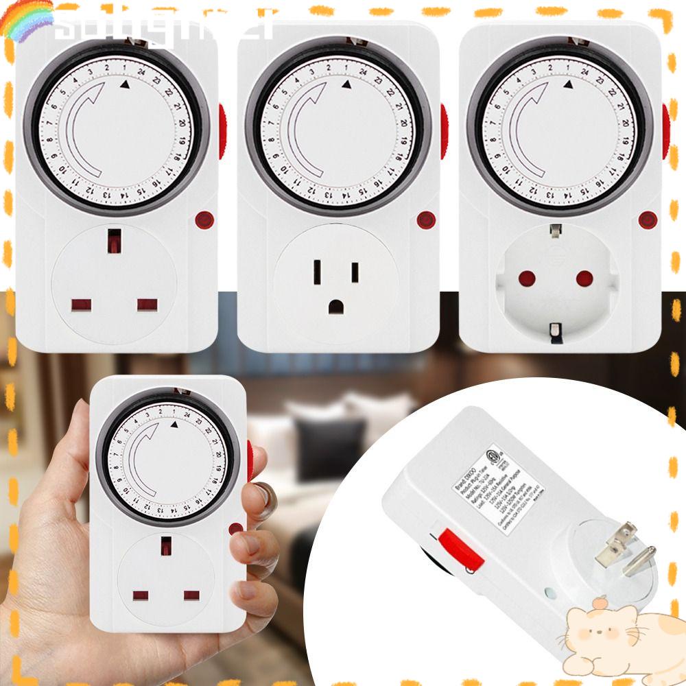 Solighter Timer Switch Stop Kontak Universal Kitchen Cyclic Timer Stop Kontak Timer Mekanik Timing Socket