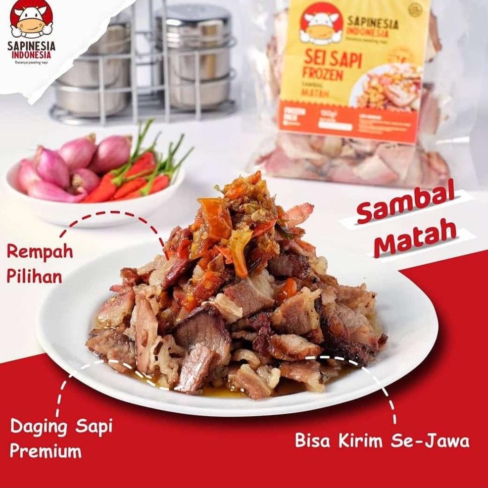 

[U-S4S] »] Sei Sapi Sapinesia Daging Sapi Asap Beku Frozen 130 Gram-bisa cod