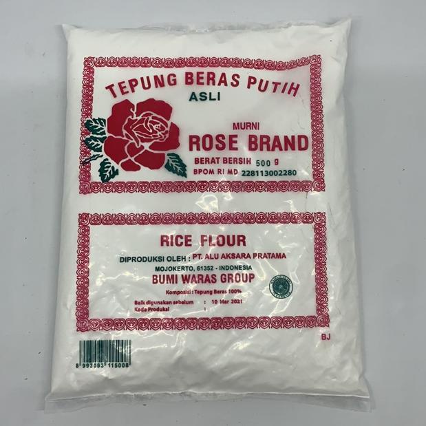 

↑ Rose Brand Tepung Beras 500gr BESAR barcode 8993093115008 ㅸ
