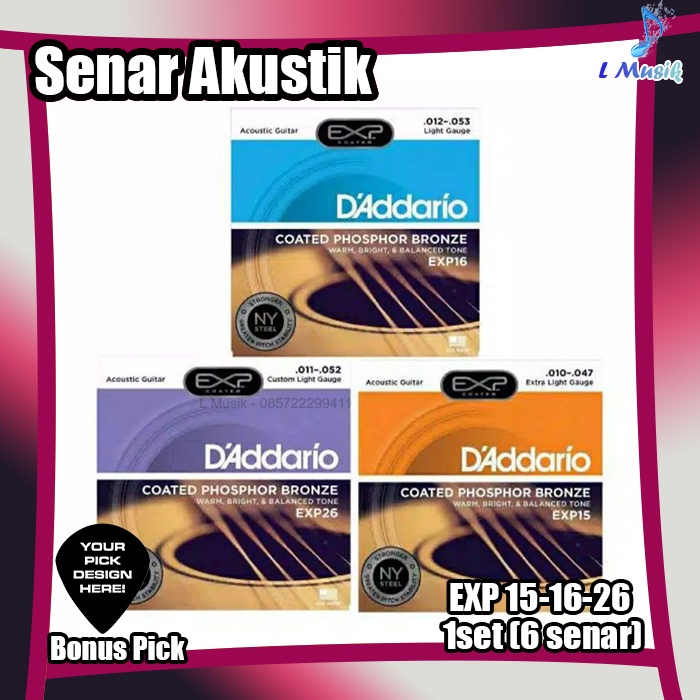 EXP ORIGINAL SENAR GITAR D ADDARIO AKUSTIK BRONZE-ACOUSTIC GUITAR STRINGS