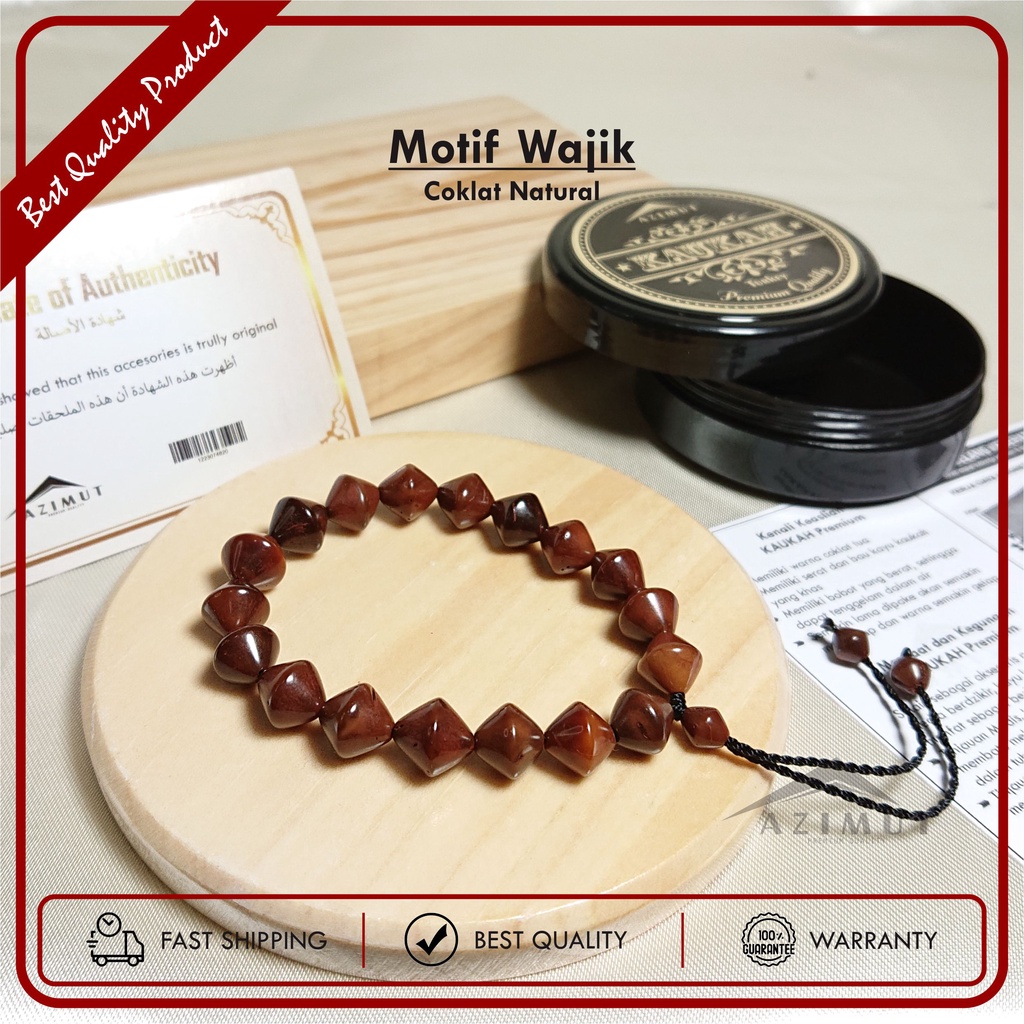 Gelang Kaukah Original Bersertifikat / Gelang kokka Asli Turki Motif Wajik