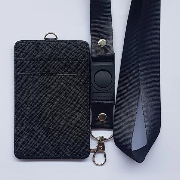 

Name Tag Kalung / Id Card / Card Holder 3 Slot + Lanyard