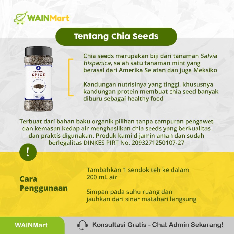 PREMIUM Bumbu Dapur Bubuk Lengkap Rempah Organik Premium Halal Instan Bumbu Rempah Bubuk Terlengkap Bawang Putih Garam Himalaya Bubuk Kunyit Lada Hitam Lada Putih Chia Seeds Bubuk Kunit