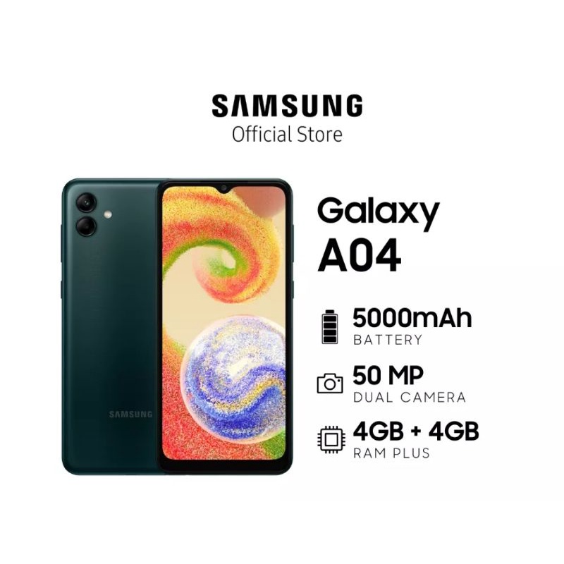 Samsung Galaxy A04 4/64gb Grs Resmi Samsung Indonesia SEIN