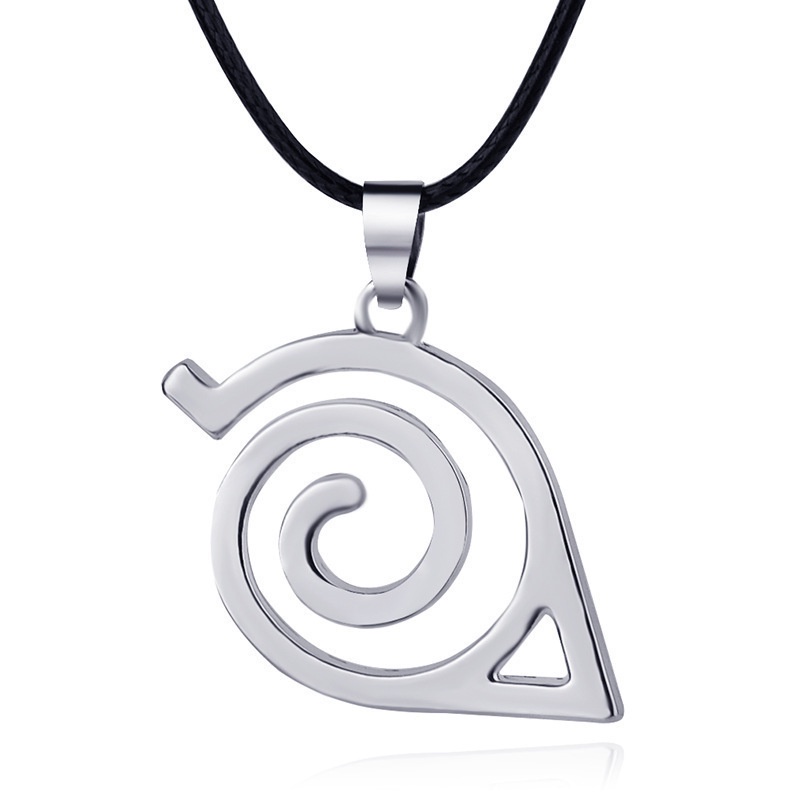 Aksesoris Anime Merchandise Naruto Kalung Tali Kulit