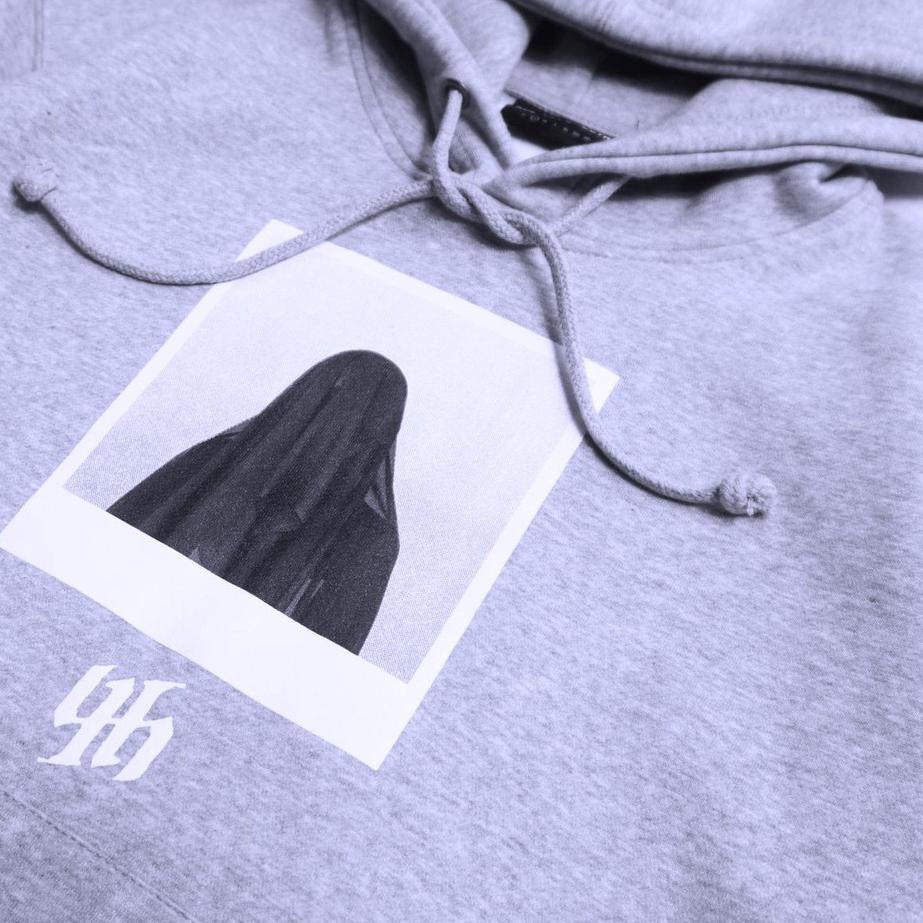 Termurah HUSTED LIZED GREY HOODIE