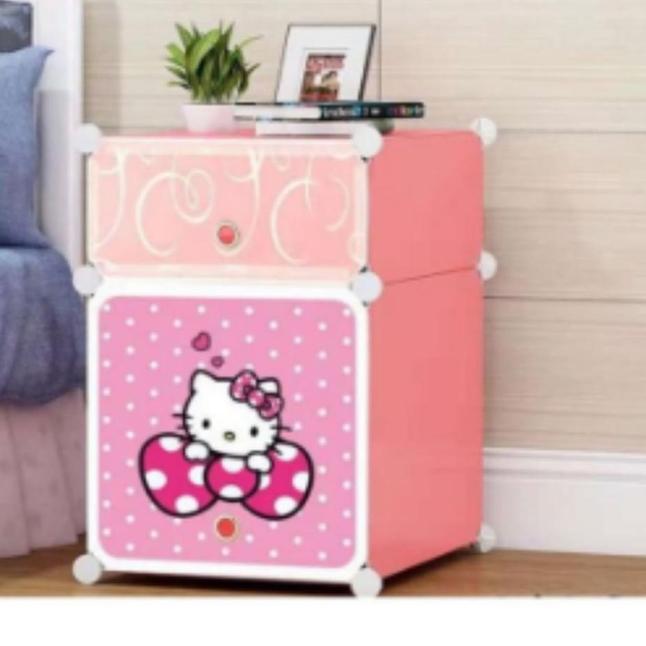 Harga TERMURAAH.. LEMARI MINI KARAKTER/ LEMARI PLASTIK / LEMARI PORTABLE ANTI AIR