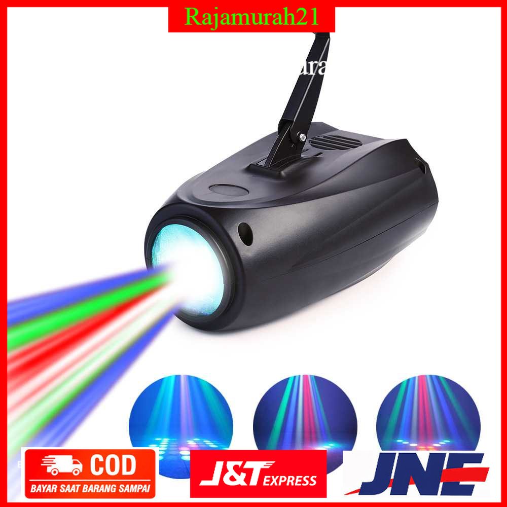 TaffLED Lampu Sorot Laser Panggung untuk Lightning Sound System - Black - OMLL8JBK