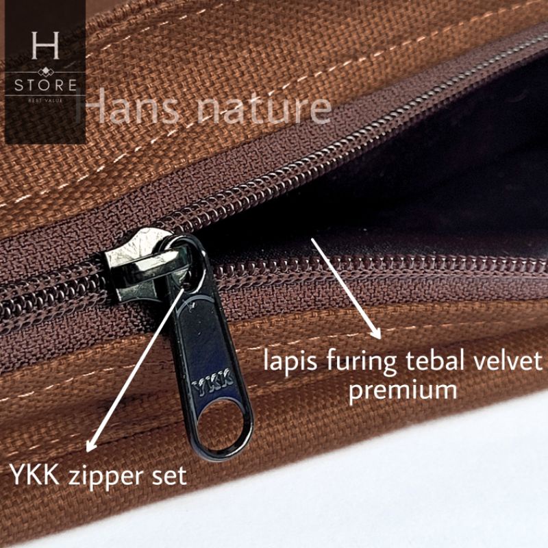 Levante - Tas Wanita / Pria Selempang Canvas Messenger bag