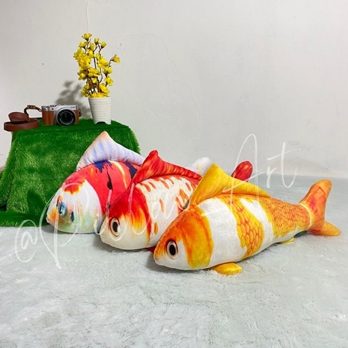 Pillowart - Bantal Boneka Ikan Koi Size M - ART046