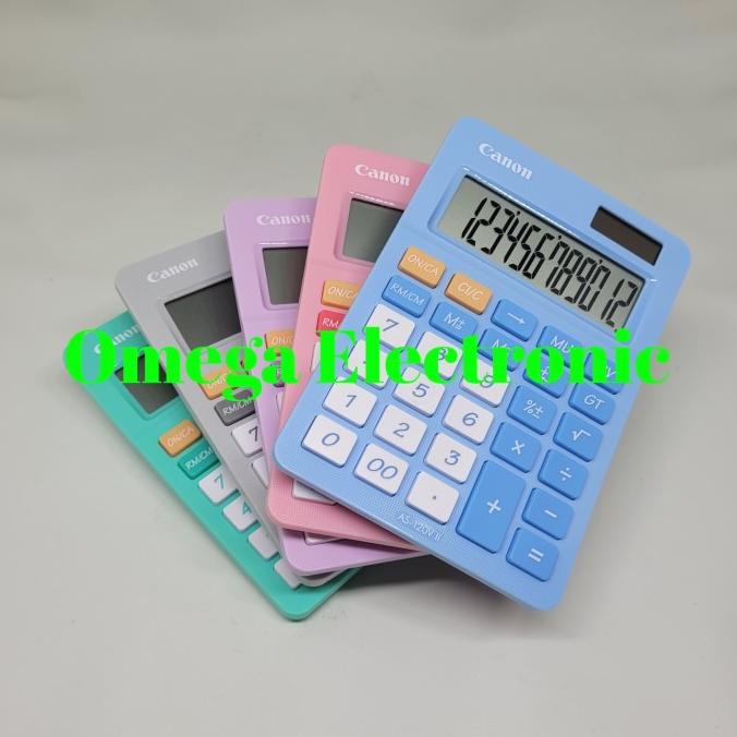 

Canon AS-120V Calculator Desktop Kalkulator Stylish Warna Colorful AS
