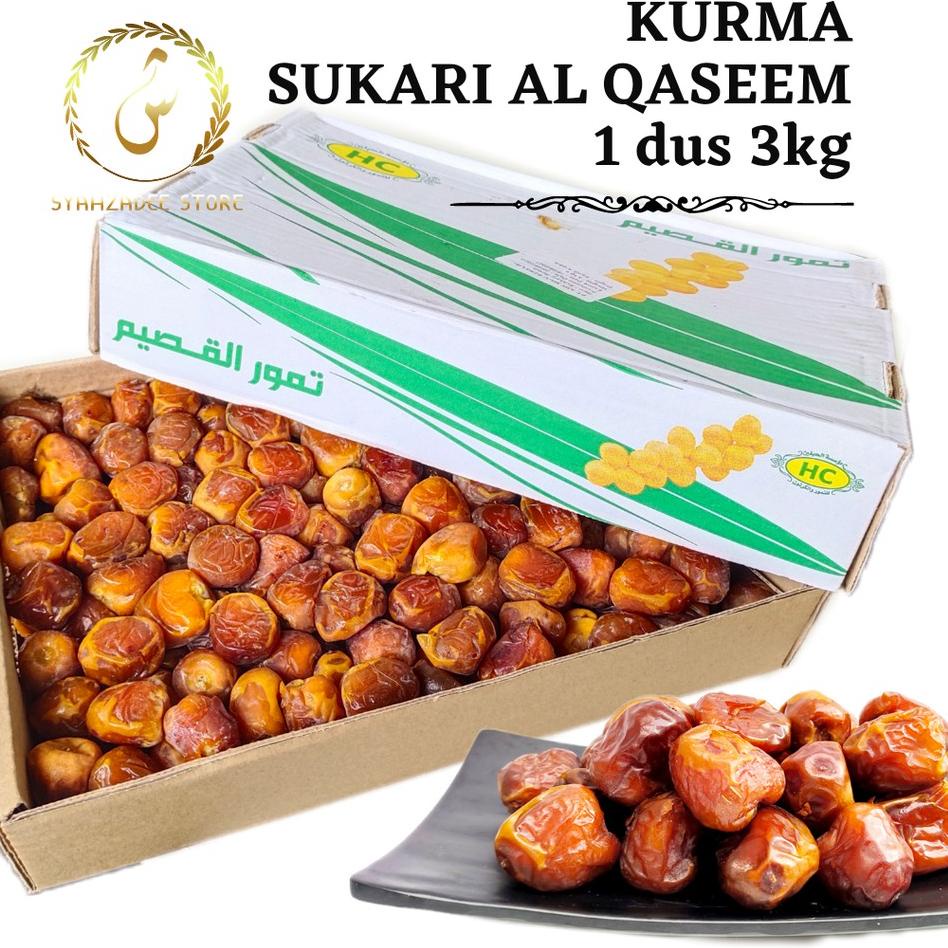 

⇩ Kurma Sukari Al Qasem 3kg 1 dus ㄳ