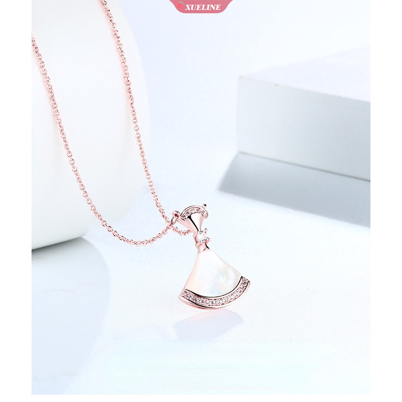 Sederhana ginkgo biloba Liontin Kalung Perhiasan fashion Wanita Kristal Berkualitas Tinggi Rantai Halus Liontin Kalung Perhiasan Hadiah [ZXL]