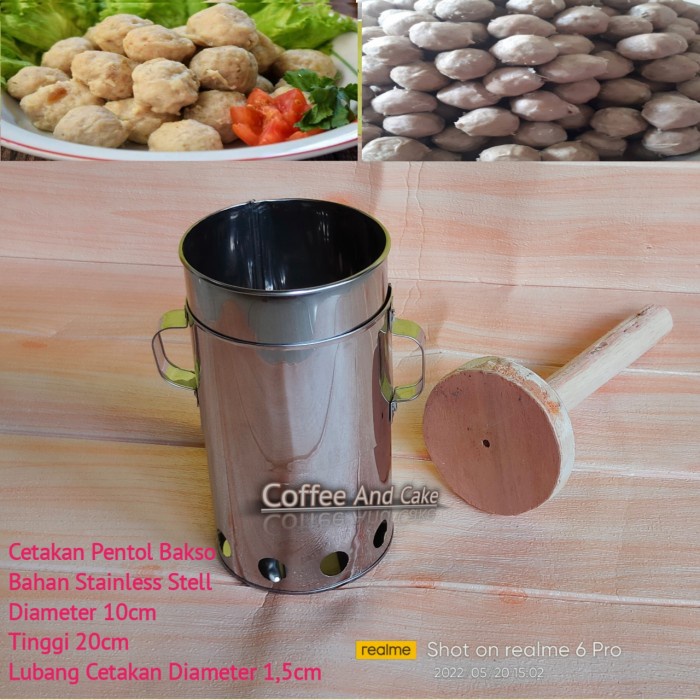 Cetku Cetakan Pentol Bakso / Cetakan Bakso Stainless