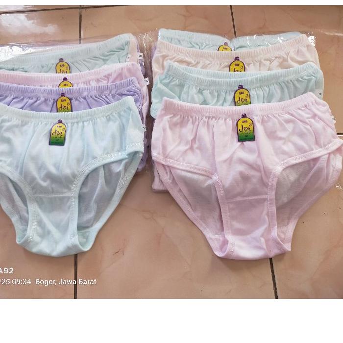 Terlaku... 1 Lusin Celana Dalam Wanita Dewasa Polos / 12 Pcs CD Wanita Dewasa / CD Wanita Dewasa Lus