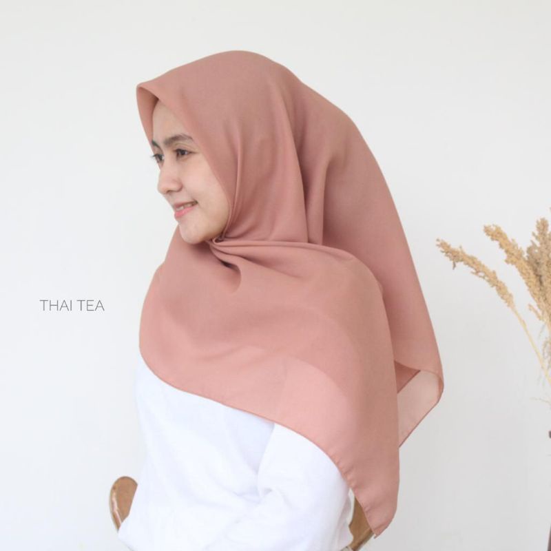 HIJAB POLYCOTTON - HIJAB PLAIN SQUARE