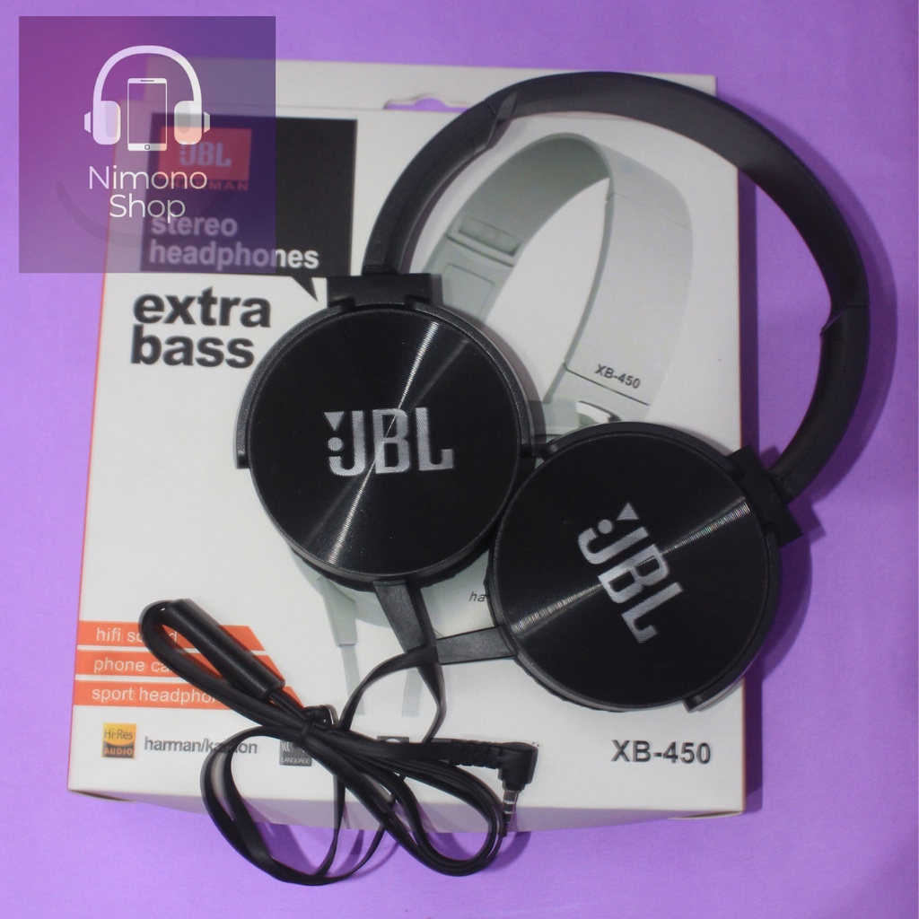 Jual Headphones Bando JBL XB450 Extra Super Bass Headset MDR XB450 / HEADPHONE JBL EXTRABASS