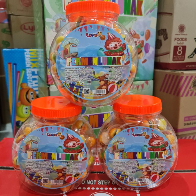 Luvmi permen lunak berbentuk burger 50 pcs