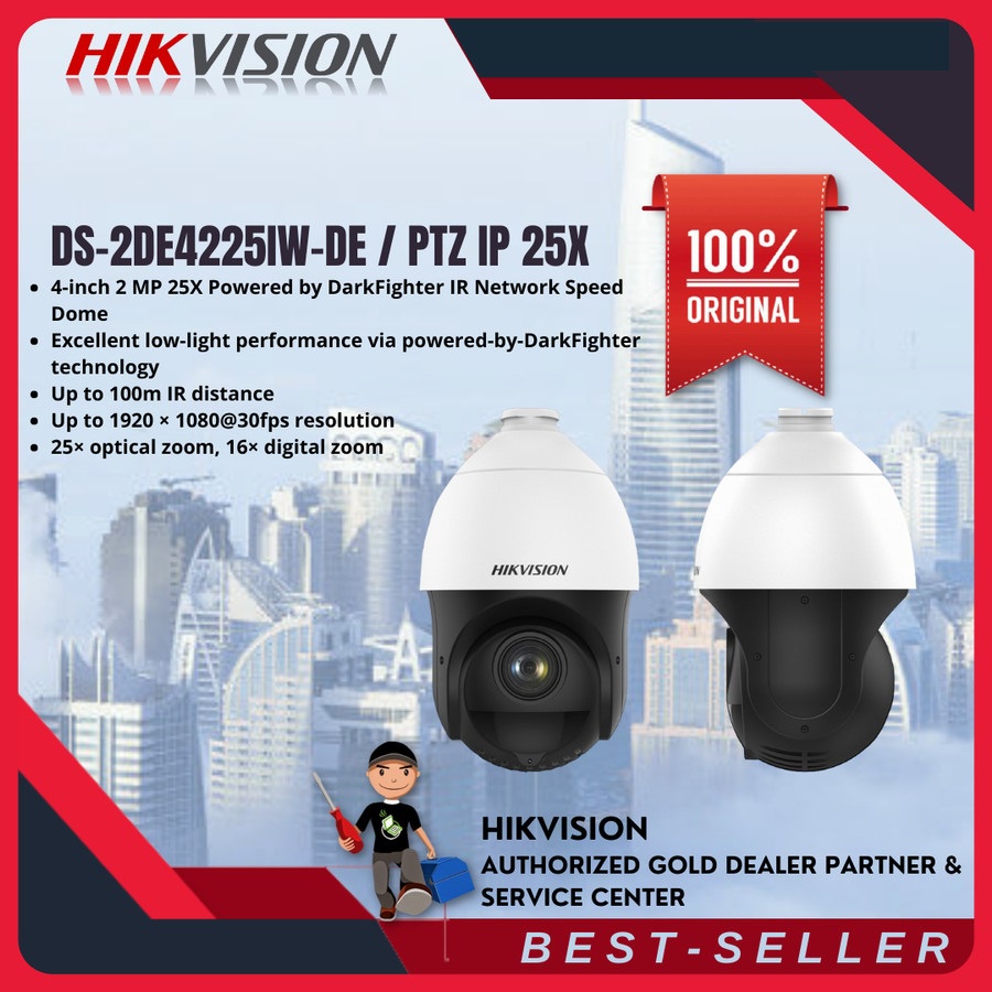 KAMERA PTZ HIKVISION DS-2DE4215IW-DE / 2MP 15X ZOOM OPTICAL