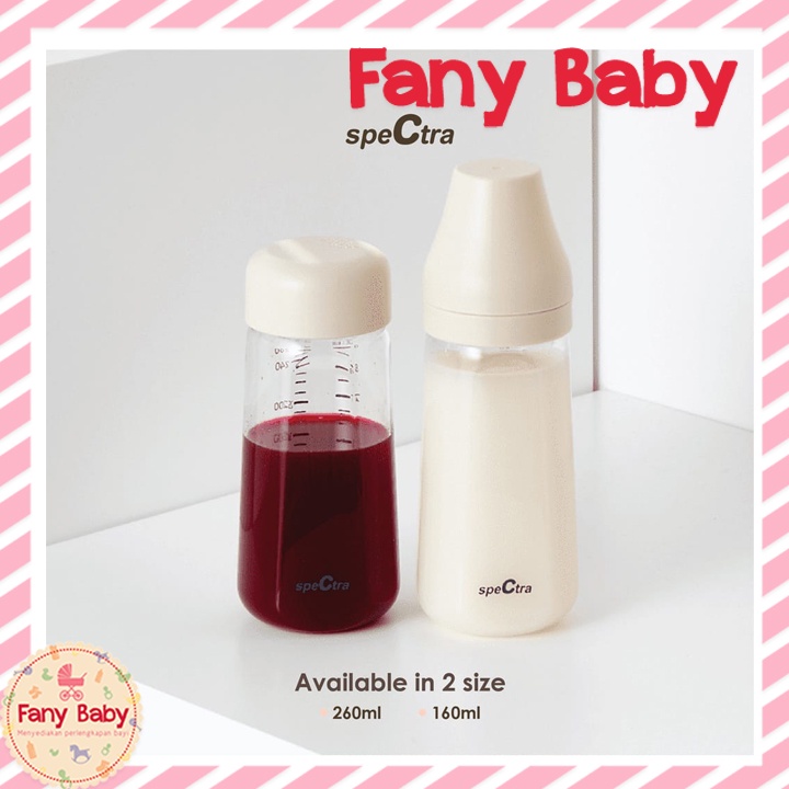 SPECTRA BABY BOTTLE PA WIDE NECK 260ML ( TANPA NIPPLE )